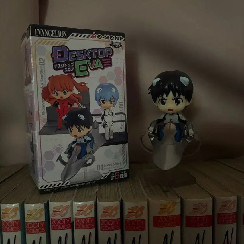 [BUNJANG] Evangelion Shinji Ikari Mini Figure Desktop Accessory / 에반게리온 이카리 신지 미니 피규어 데스크탑