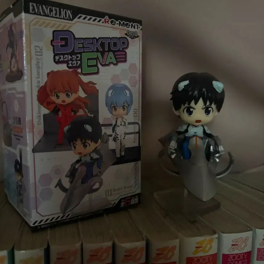 [BUNJANG] Evangelion Shinji Ikari Mini Figure Desktop Accessory / 에반게리온 이카리 신지 미니 피규어 데스크탑