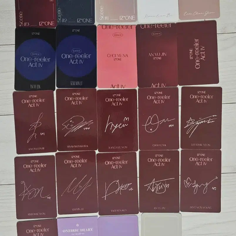 [SOLD OUT] 아이즈원 원릴러 앨범 3종 + 포카24장