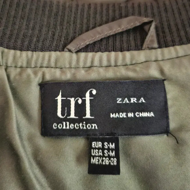 [BUNJANG] ZARA TRF Quilted Bomber Jacket (Khaki) - S/M / (단종레어)자라 TRF 카키 퀼팅 봄버 자켓 오버핏 간절기 아우터 S~M