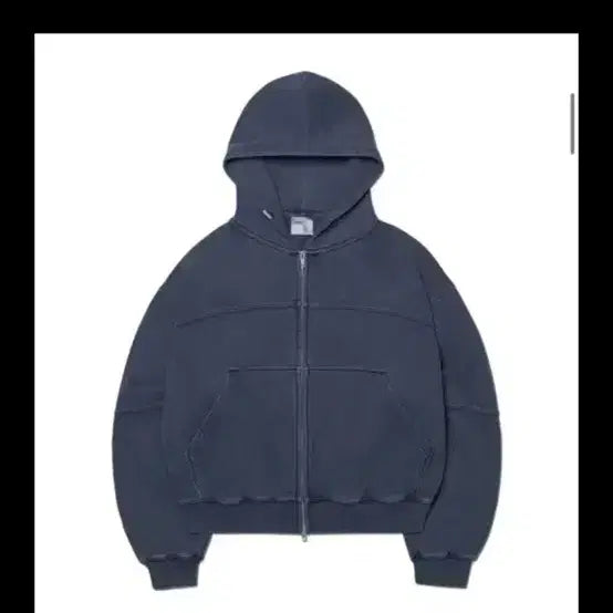 [BUNJANG] No Manual Pigment Zip-Up Hoodie M / 노매뉴얼 후드집업