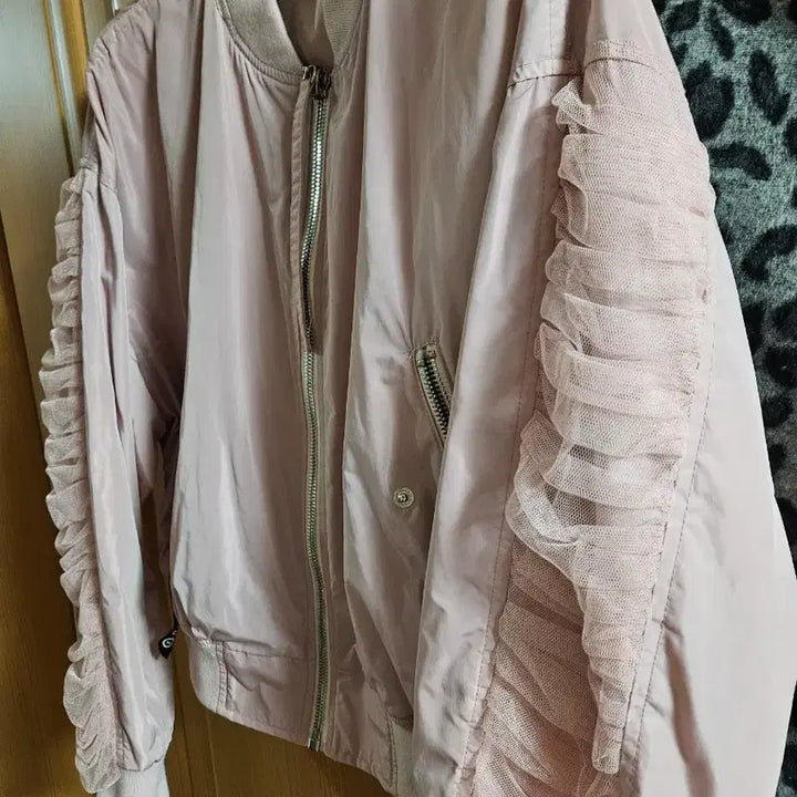 [BUNJANG] JS New York Mesh Frill Windbreaker Jacket / 제이에스뉴욕 바람막이 점퍼