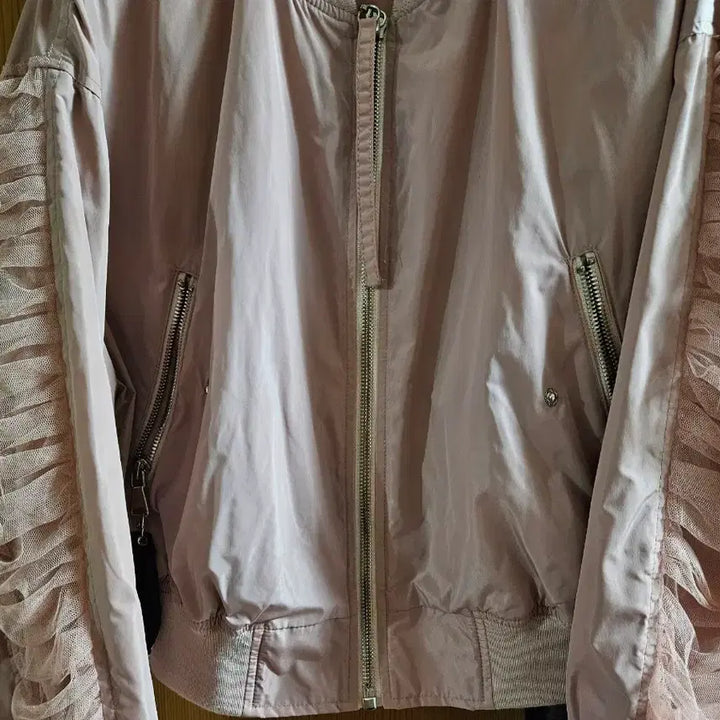 [BUNJANG] JS New York Mesh Frill Windbreaker Jacket / 제이에스뉴욕 바람막이 점퍼
