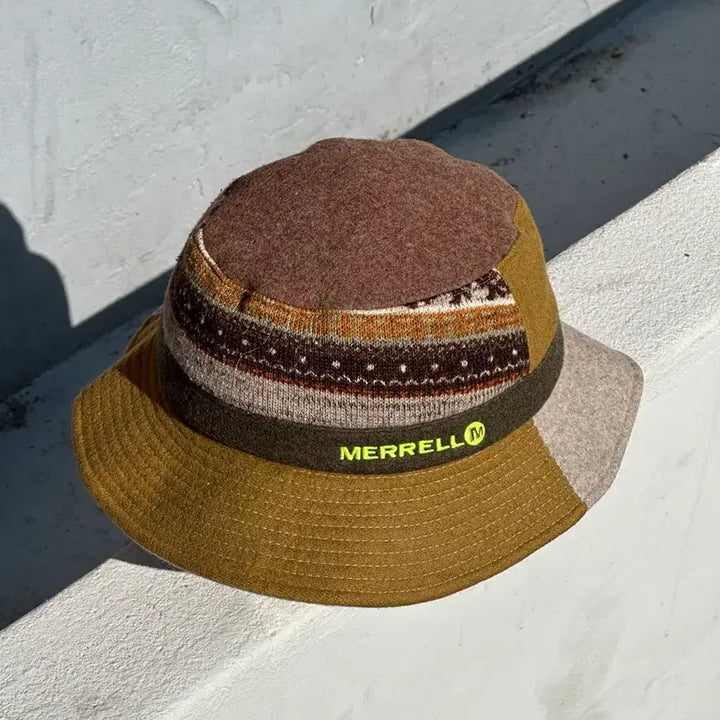 [SOLD OUT] [M] 머렐 패치워크 버킷햇 모자
