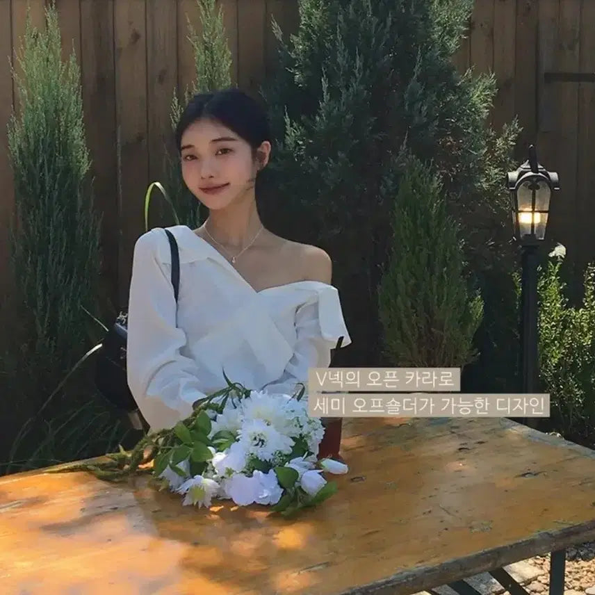 [BUNJANG] White Wrap Mini Dress / 화이트 랩 미니 원피스