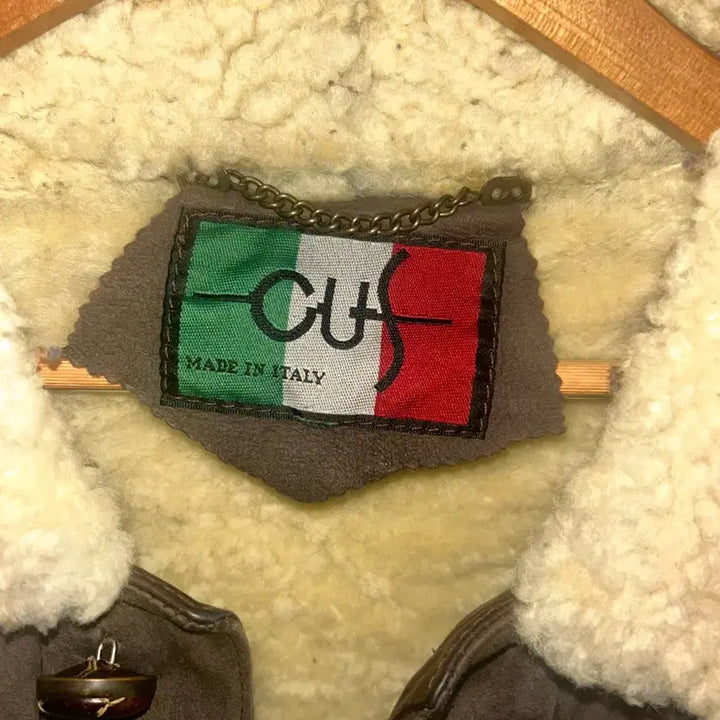 [BUNJANG] CUF Firenze Genuine Sheepskin Leather Shearling Jacket / CUf 무스탕 리얼 양 가죽 자켓