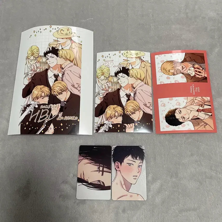 [SOLD OUT] 봄툰 레진 미스터블루 컬렉션 포카 배드 애플 프박 프린팅박스 bl 비엘