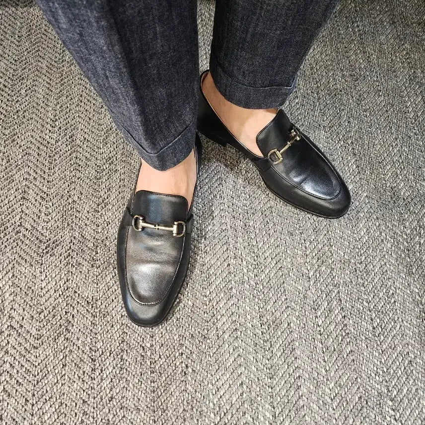 [BUNJANG] Berwick 4177 Horsebit Loafer - Black / 버윅 4177 홀스핏로퍼40 신품급