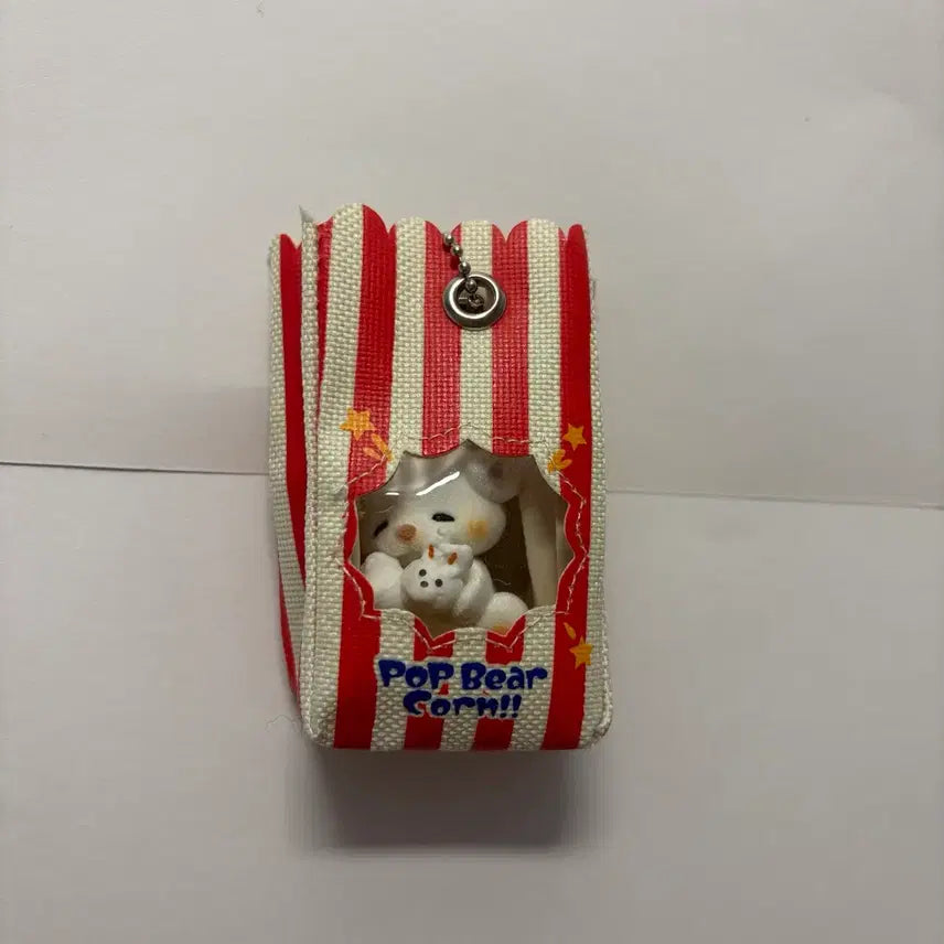 [BUNJANG] Popcorn Bear Pop Bear Con Keyring / 랜덤 가챠 팝콘 베어 팝 베어 콘 키링