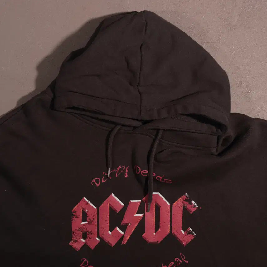 [BUNJANG] ACDC Vintage Printed Hoodie / 일본빈티지 ACDC 프린팅 후드티 C215