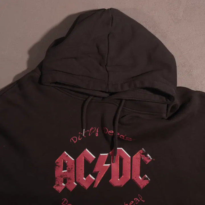 [BUNJANG] ACDC Vintage Printed Hoodie / 일본빈티지 ACDC 프린팅 후드티 C215