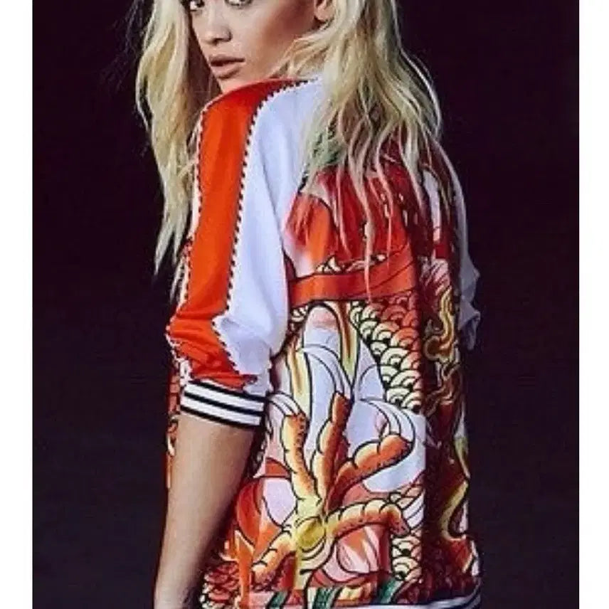[BUNJANG] Adidas Rita Ora Dragon Track Jacket / 아디다스 리타오리 드레곤져지/상태좋음/통통55까지
