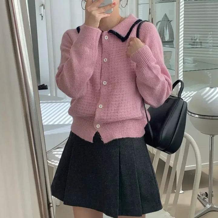 [BUNJANG] Illyu Pink Knit / 무료배송) 일리유 핑크 니트
