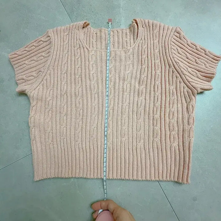 [BUNJANG] Knit Short Sleeve T-Shirt / 여반팔