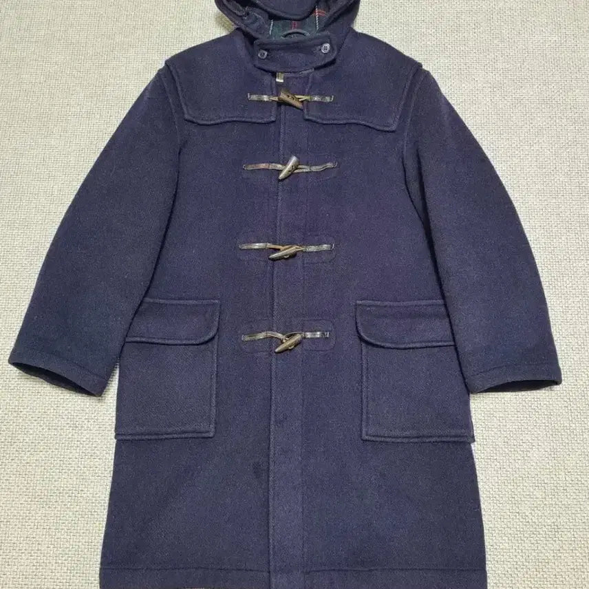 [BUNJANG] Navy Gloverall Duffle Coat / 네이비 글러버올 더플코트