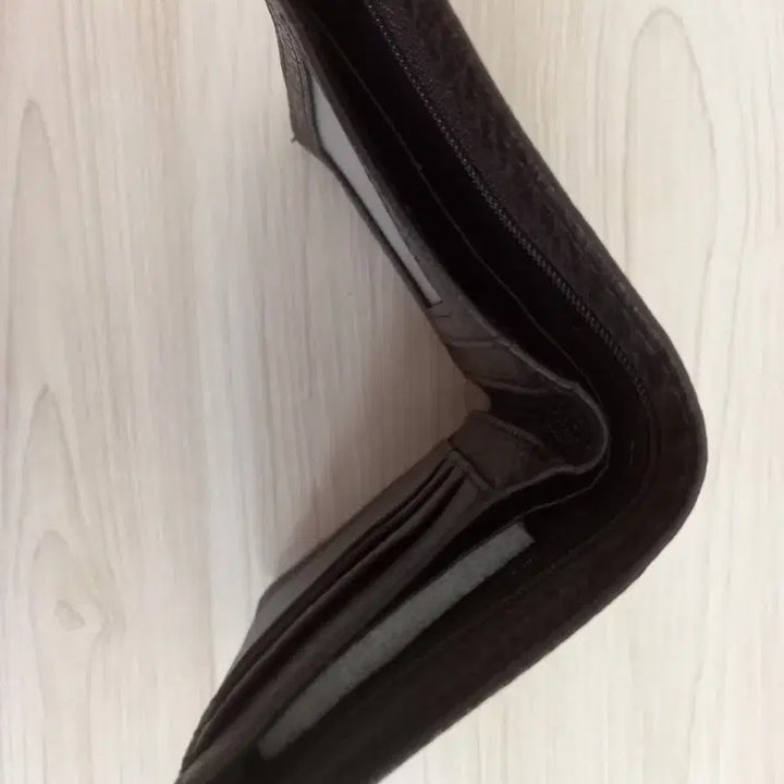 [BUNJANG] Dark Brown Leather Bifold Wallet / 새상품>반지갑/중지갑, 다크 브라운