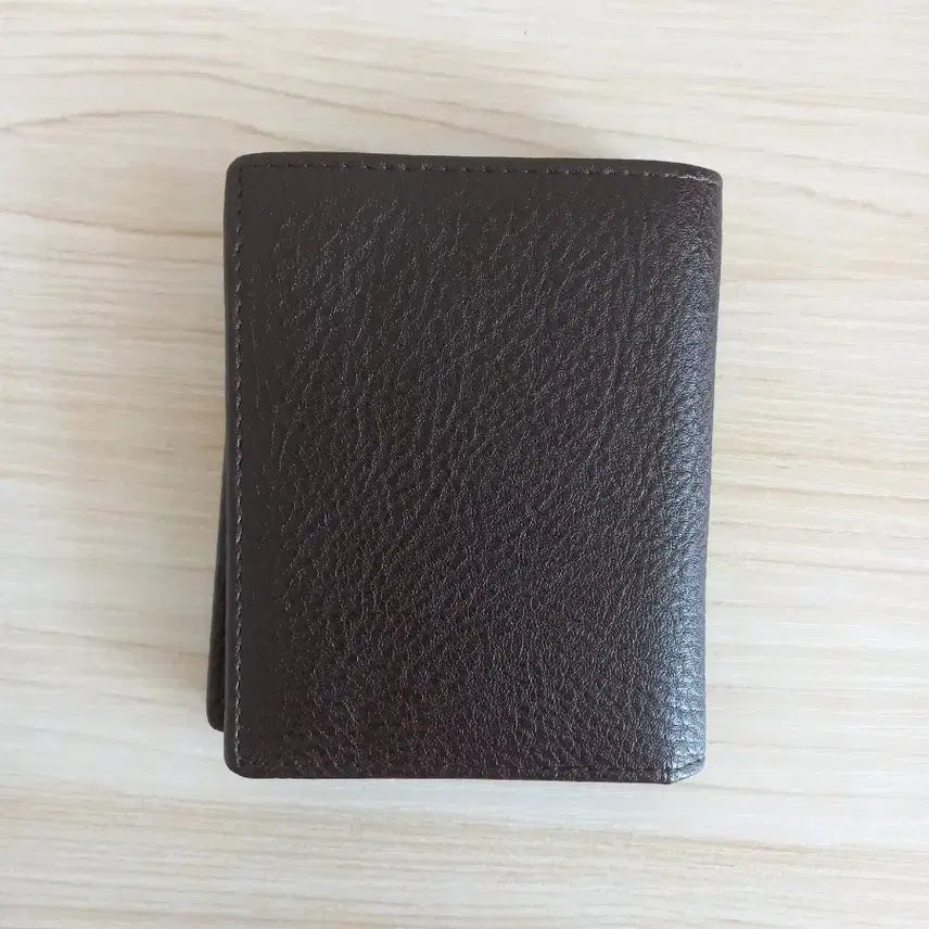 [BUNJANG] Dark Brown Leather Bifold Wallet / 새상품>반지갑/중지갑, 다크 브라운