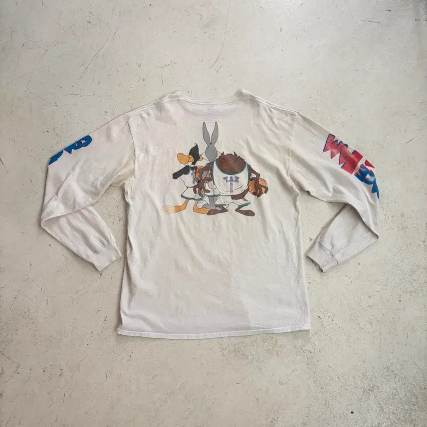 [SOLD OUT] 루니툰즈 스페이스 잼 오피셜 빈티지 롱슬리브 L