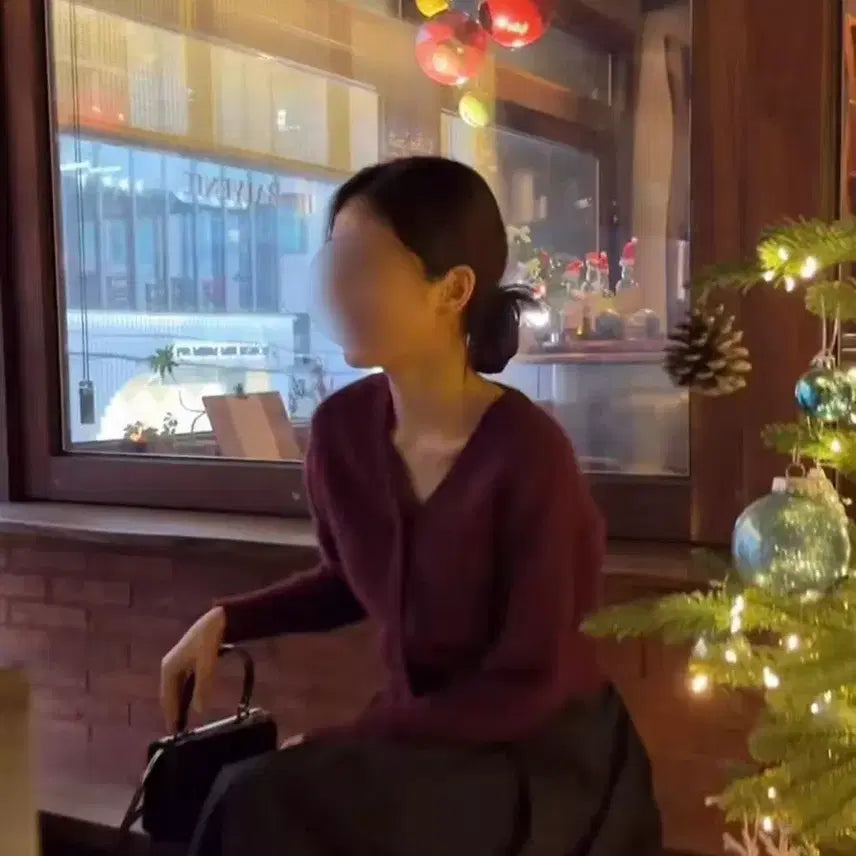 [BUNJANG] sie Raccoon Burgundy Minnie / 시에 sie 썸미니 라쿤 버건디