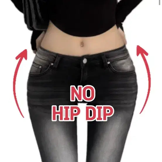 [BUNJANG] Hip-Dip Bootcut Denim Jeans / 정가5.5/ 힙딥 부츠컷 ,핏대박 새거급/흑청.m
