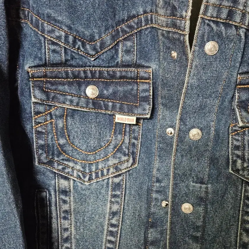 [BUNJANG] True Religion Denim Trucker Jacket / 트루릴리젼 데님 트러커 자켓