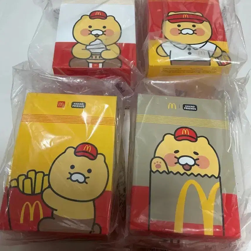 [SOLD OUT] 맥도날드 농부 / 할미 / 크루 춘식 4종 풀세트 미개봉 새상품