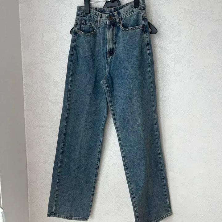 [BUNJANG] Light Wash Denim Wide Pants / (새상품) 연청 데님 와이드 팬츠