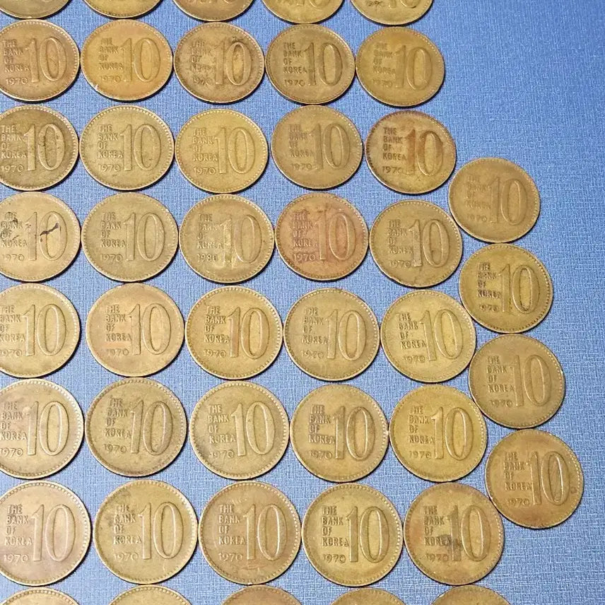 [BUNJANG] 1970 10 Won Brass Coin / 1970년10원 황동주 미품