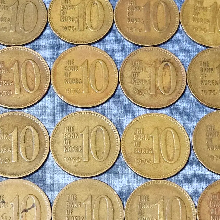 [BUNJANG] 1970 10 Won Brass Coin / 1970년10원 황동주 미품