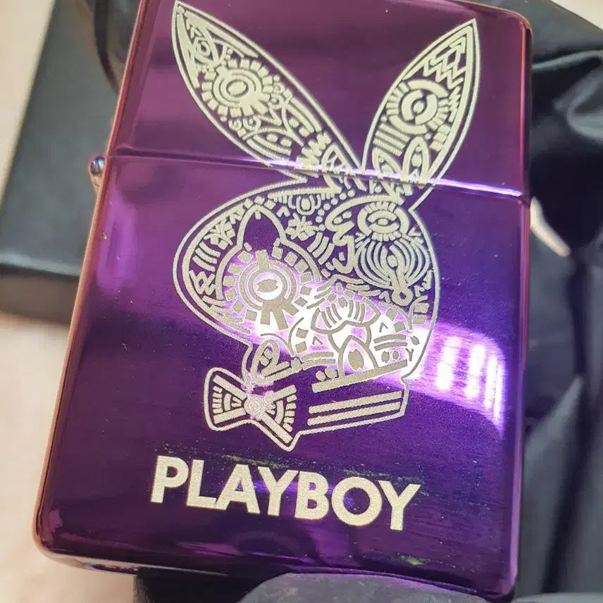 [BUNJANG] Playboy Zippo Lighter Abyss Purple / 플레이보이 지포 라이터 어비스 퍼플 PLAY BOY Zippo 28076