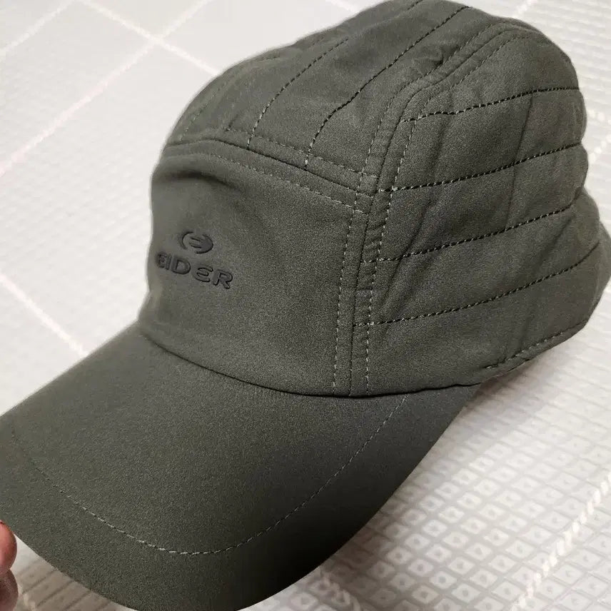 [BUNJANG] EIDER Quilted 5-Panel Cap (Khaki) / 새상품급) 아이더 패딩 퀼팅 5패널 캡 (Khaki)