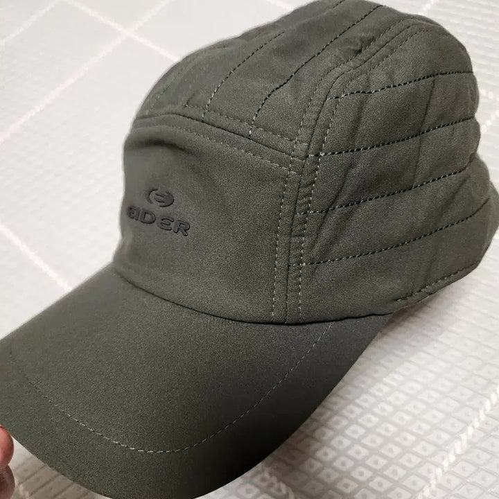[BUNJANG] EIDER Quilted 5-Panel Cap (Khaki) / 새상품급) 아이더 패딩 퀼팅 5패널 캡 (Khaki)