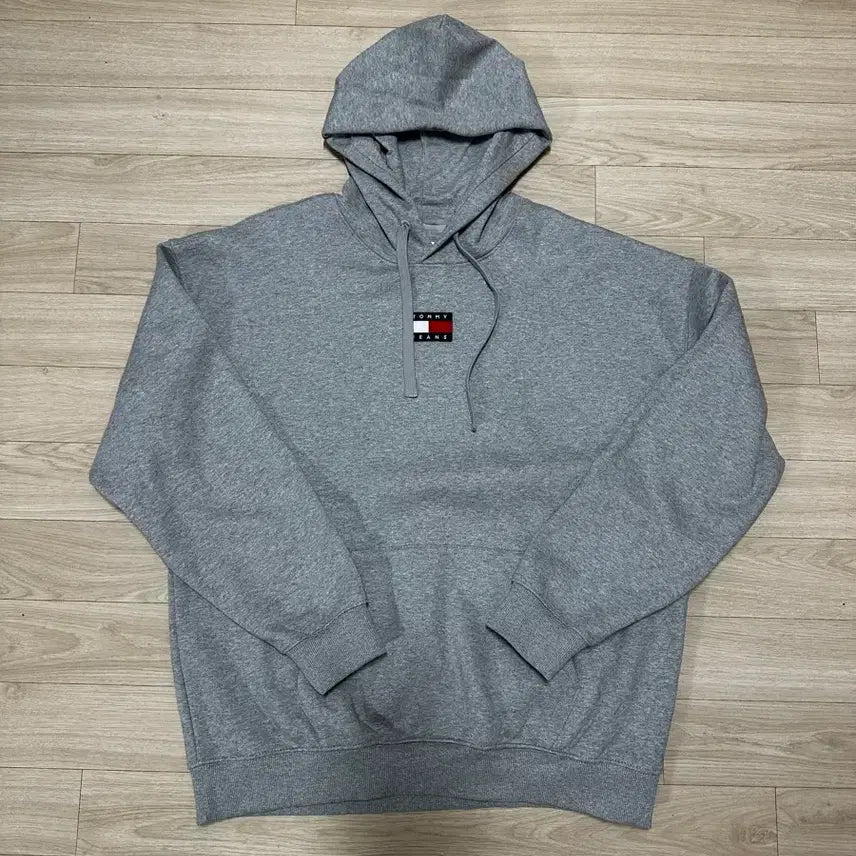 [BUNJANG] Tommy Hilfiger Gray Hoodie M / 타미힐피거 그레이 후드티 (105)