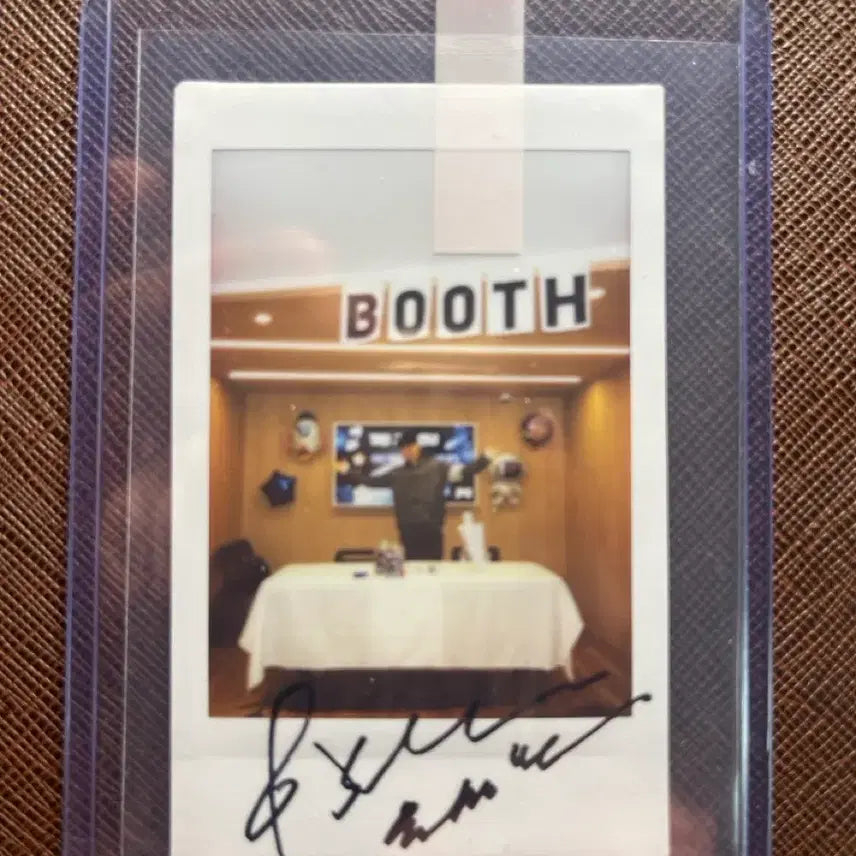 [SOLD OUT] 윤성훈 1타강사 온 카드 사인 폴라로이드
