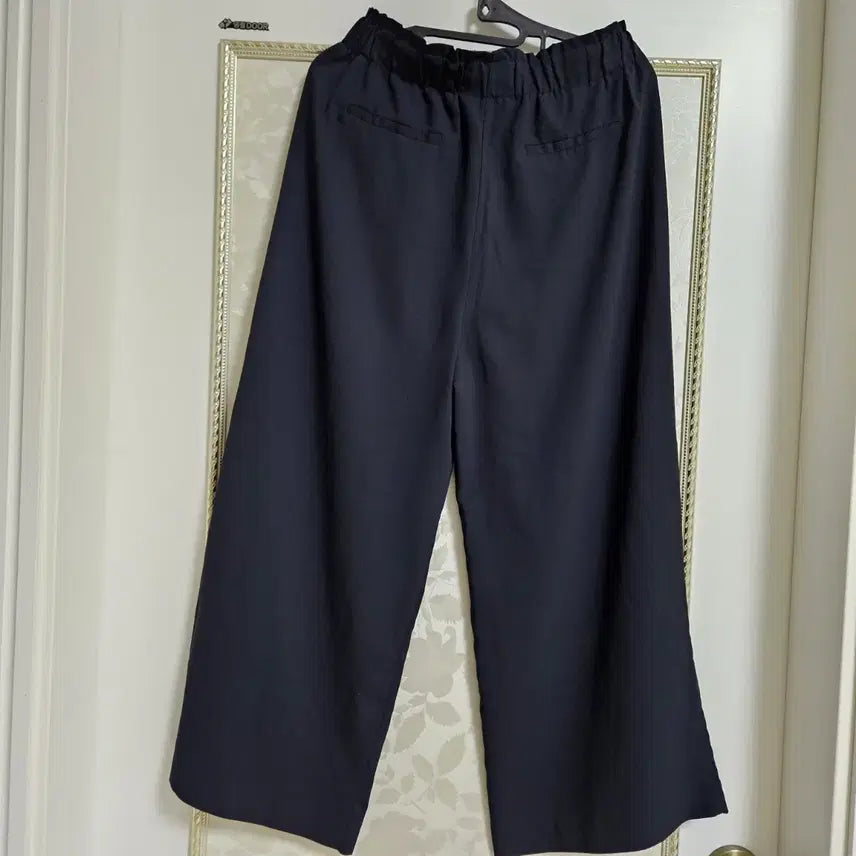 [BUNJANG] F2F Navy Wide Pants / F2F 네이비 와이드 팬츠
