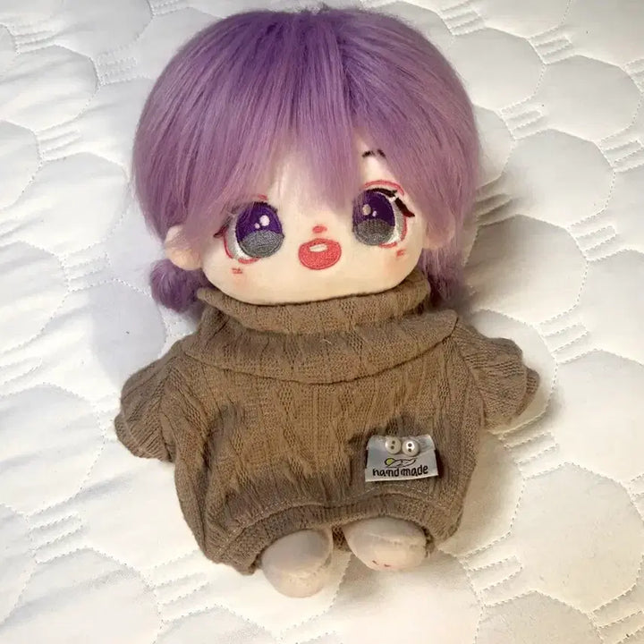 [BUNJANG] 20cm Jointed Plush Doll with Wig / 무속성 솜인형 20cm (관절O) &amp; 가발