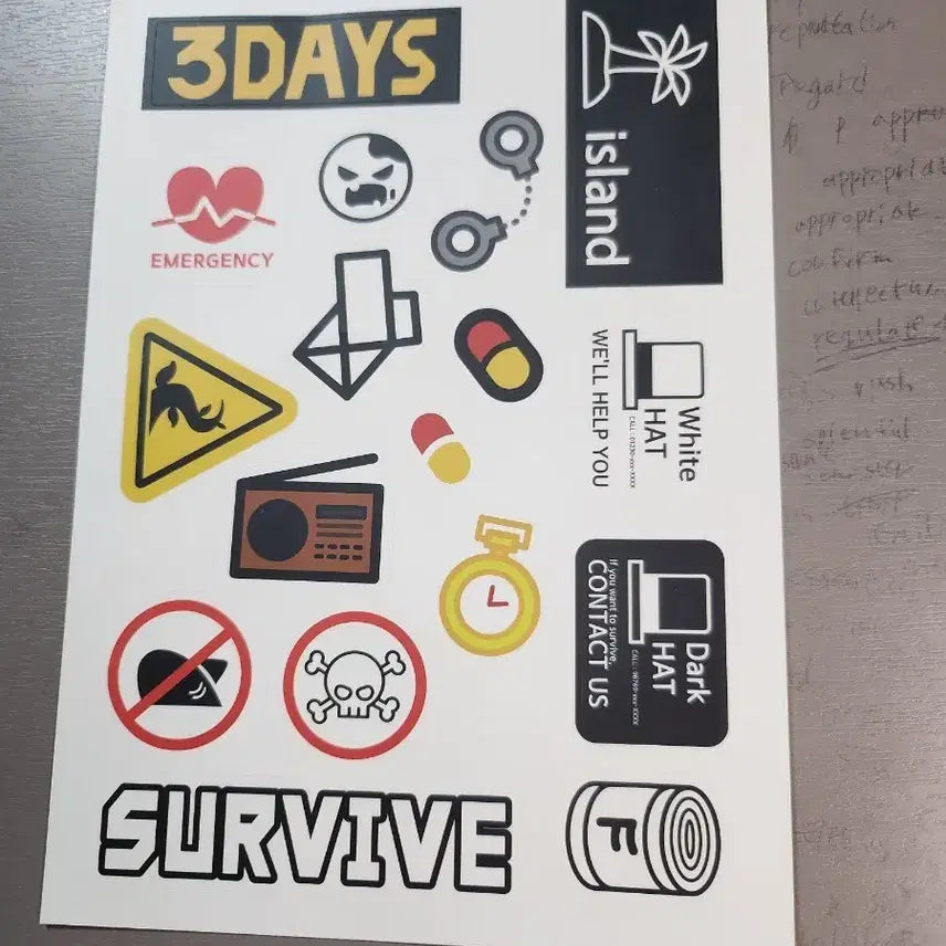 [SOLD OUT] 잠뜰 3Days 스티커