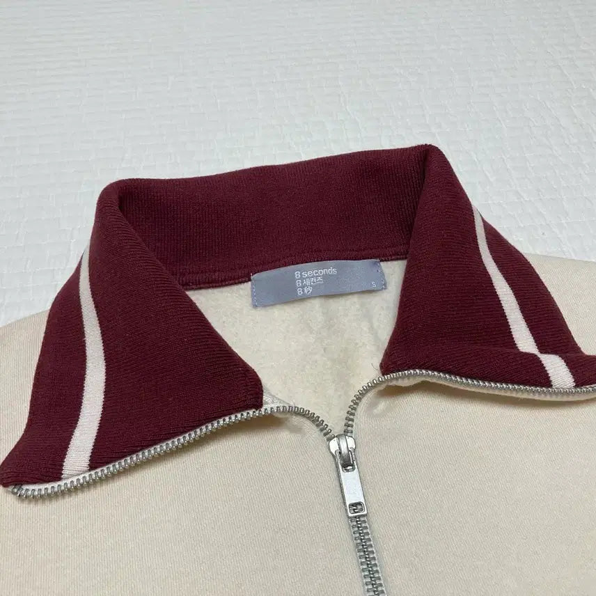 [BUNJANG] 8seconds Collar Neck Quarter Zip-up Sweatshirt / 에잇세컨즈 카라넥 쿼터집업 맨투맨