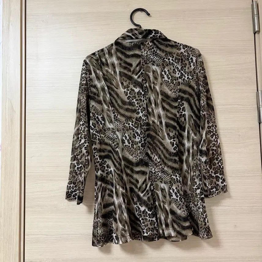 [BUNJANG] Leopard Pattern Shirt / 레오파드 패턴 셔츠