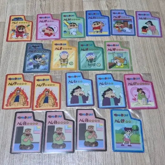 [BUNJANG] Crayon Shin-chan Choco Nibble Card Bundle / 짱구 초코 냠냠 카드 일괄, 또는 개별 판매해요