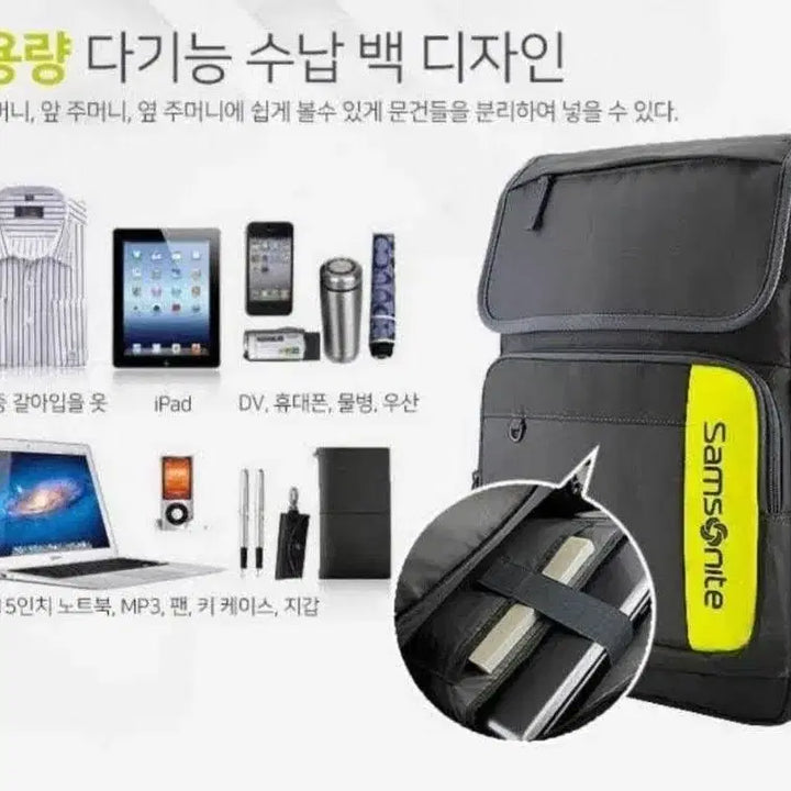 [BUNJANG] Samsonite Business Casual Backpack Polyester / 쌤소나이트 백팩 비즈니스 캐주얼 가방