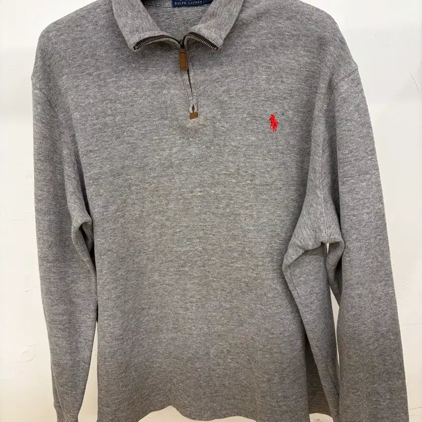 [BUNJANG] Polo Ralph Lauren Gray Half-Zip Knit XL / [XL] 폴로 랄프로렌 그레이 하프집업 니트