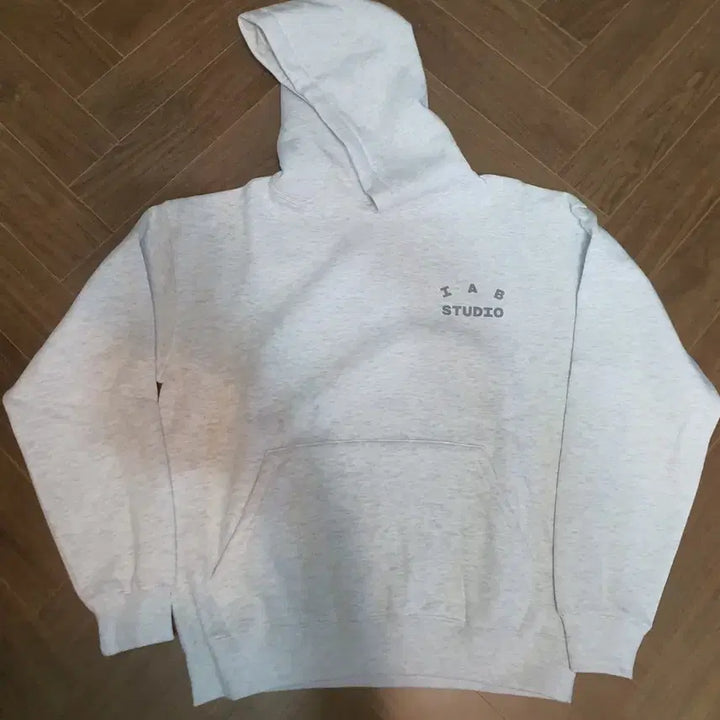 [BUNJANG] IAB Studio Hoodie Light Gray M / 아이앱 스튜디오 후드