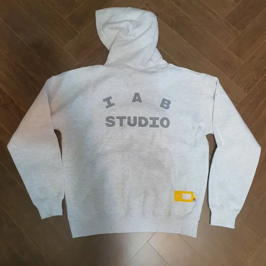 [BUNJANG] IAB Studio Hoodie Light Gray M / 아이앱 스튜디오 후드
