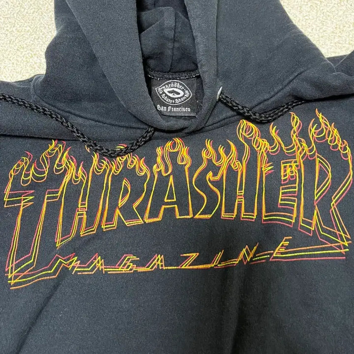 [BUNJANG] Thrasher Limited Edition Flame Logo Hoodie L / 트래셔 thrasher 한정판 플레임로고 후드티 L