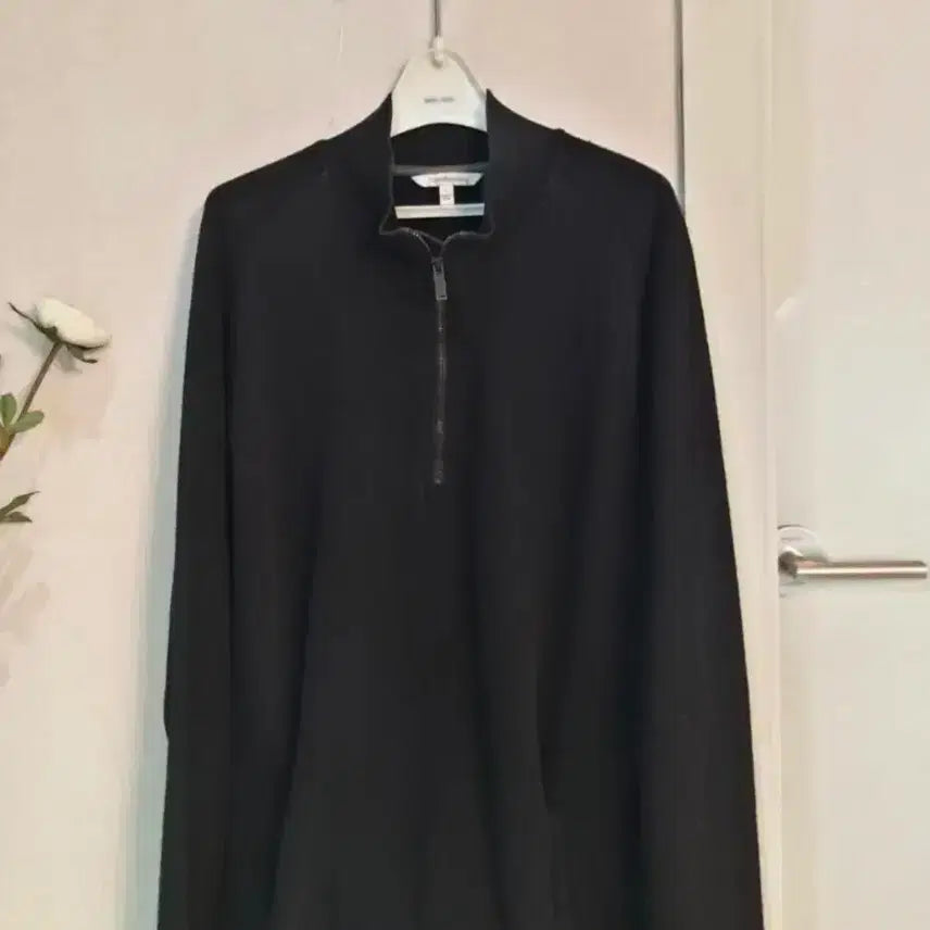 [BUNJANG] Calvin Klein Half-Zip Knit Anorak L / 캘빈클라인 반집업 니트식아노락 L