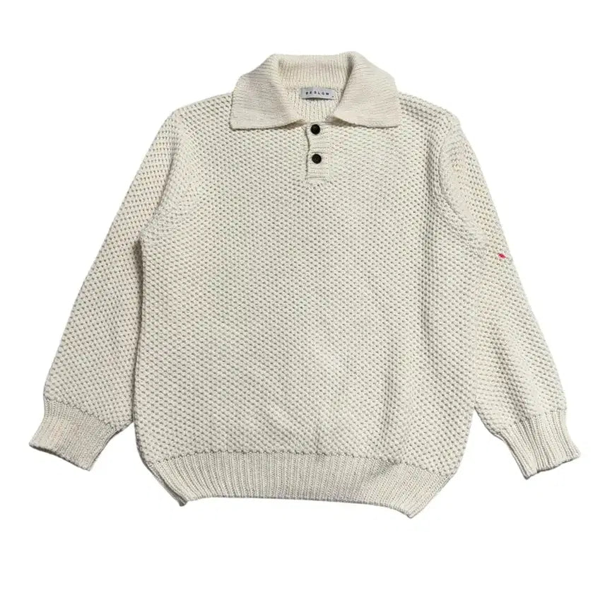 [BUNJANG] Beslow Collar Knit Ivory / 비슬로우 카라 니트 아이보리