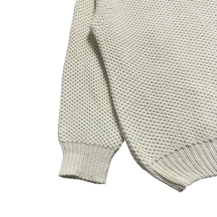 [BUNJANG] Beslow Collar Knit Ivory / 비슬로우 카라 니트 아이보리
