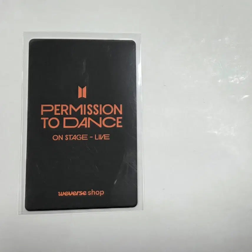 [SOLD OUT] BTS 방탄 퍼투댄 라이브 위버스 특전 포토카드
