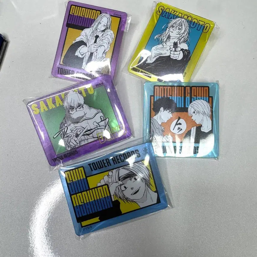 [BUNJANG] Sakamoto Days Acrylic Clip Set / 사카모토 아크릴 뱃지 아크릴 클립 집게 5종